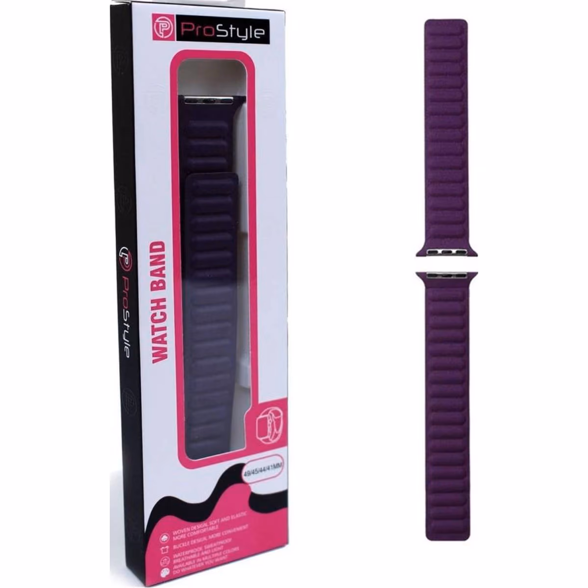 Pro Style PSWBLH28 49 Leather Magnetic Loop Strap Assorted 1
