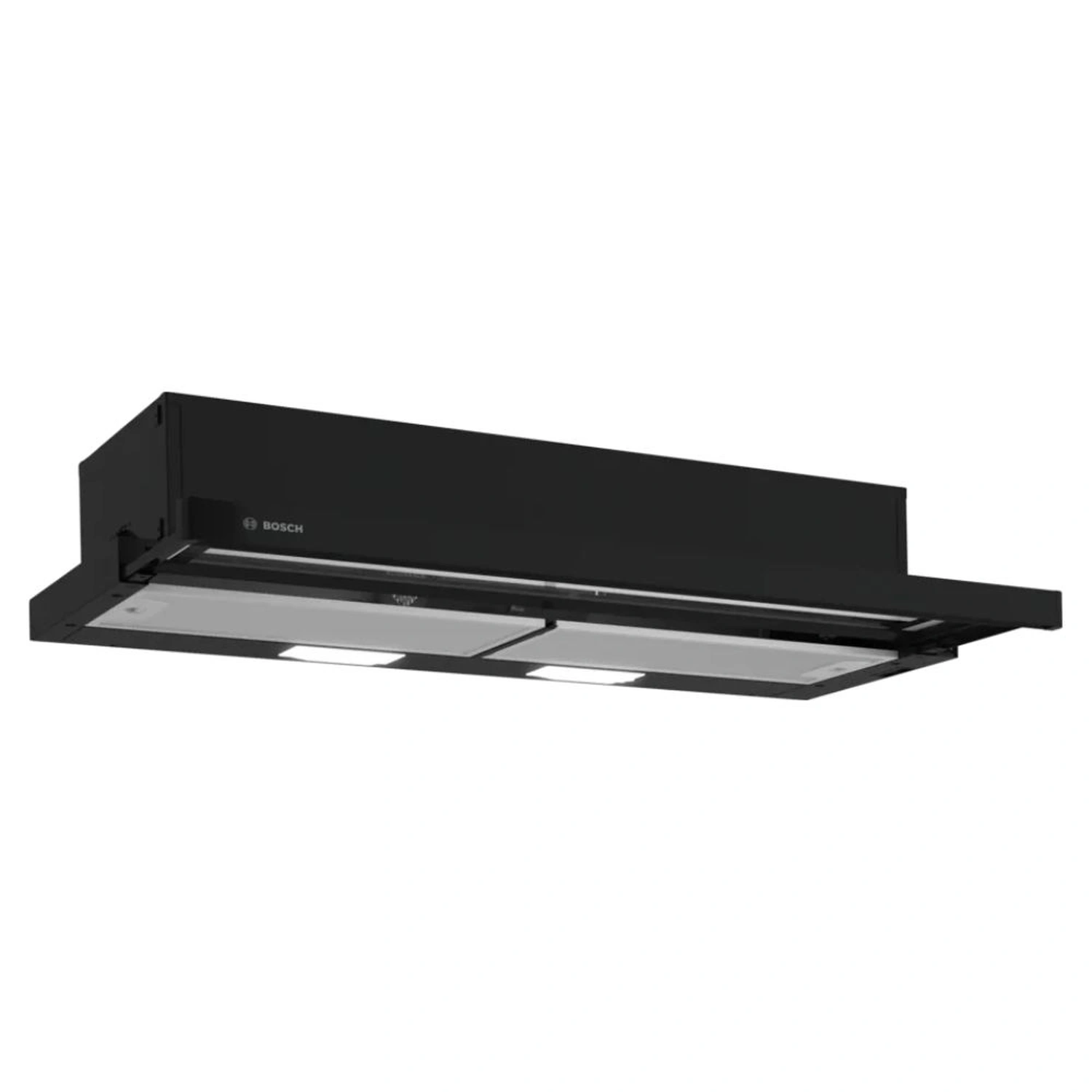 Series 2, Built-In Telescopic Hood 90cm, 67DB, 3 Speed, 220m³ h-Recirculation 310m³ h-Ducted, Black, Made in Turkey