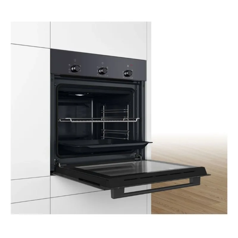 Series 2, Built-In Electric Oven 60cm, 4 Cooking Function, Black Color, Made in Turkey