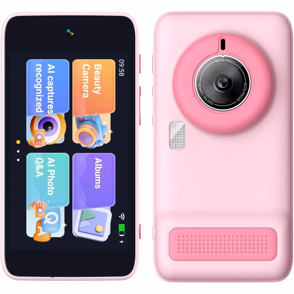 Nexorx Kids AI Digital Camera-Pink - Nexorx Kids AI Digital Camera-Pink
