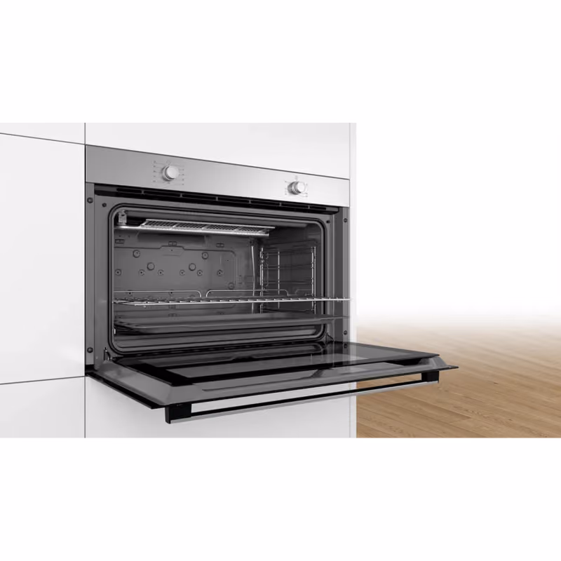Series 2, Built-In Gas Oven 90cm, Catalytic partial Cleaning, Stainless Steel, Made in Italy