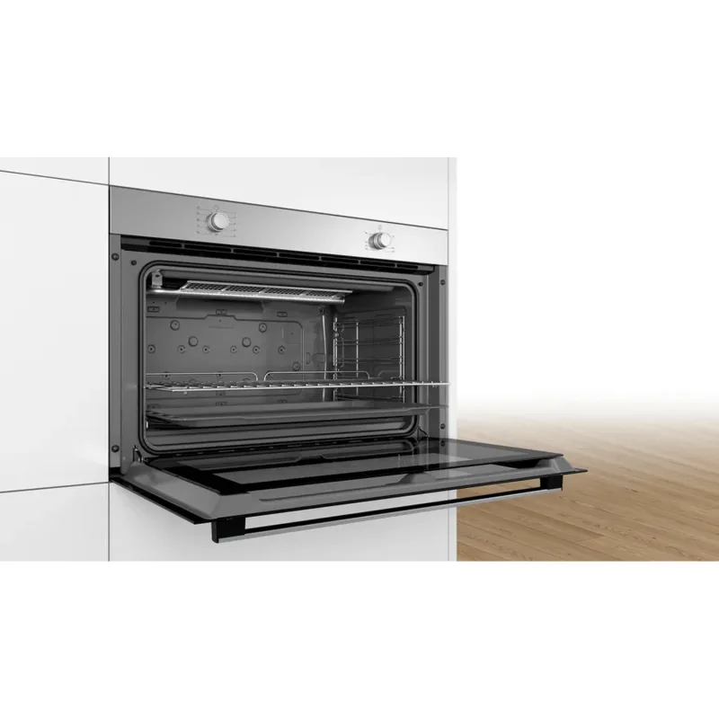 Series 2, Built-In Gas Oven 90cm, Catalytic partial Cleaning, Stainless Steel, Made in Italy