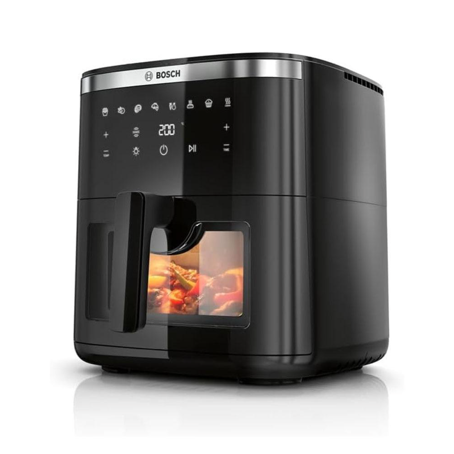 BOSCH Series 6 Air Fryer, 7.2 Ltrs, 40-200°C, 1800 W, Touch Control, Black