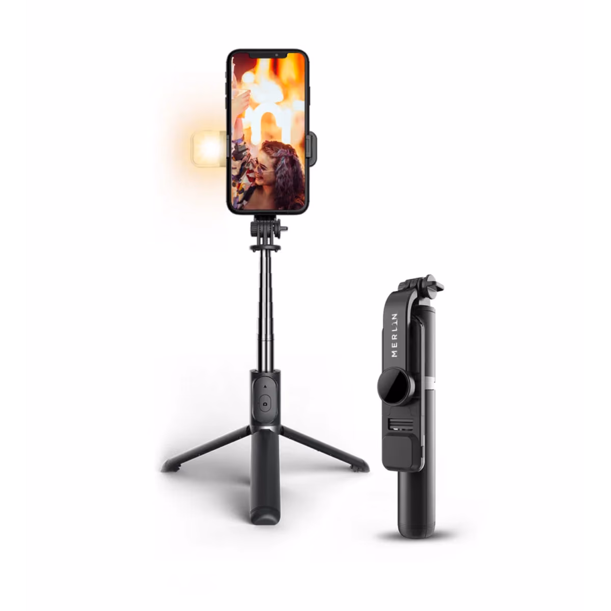 MERLIN SMART LIGHT SELFIE STICK - MERLIN SMART LIGHT SELFIE STICK