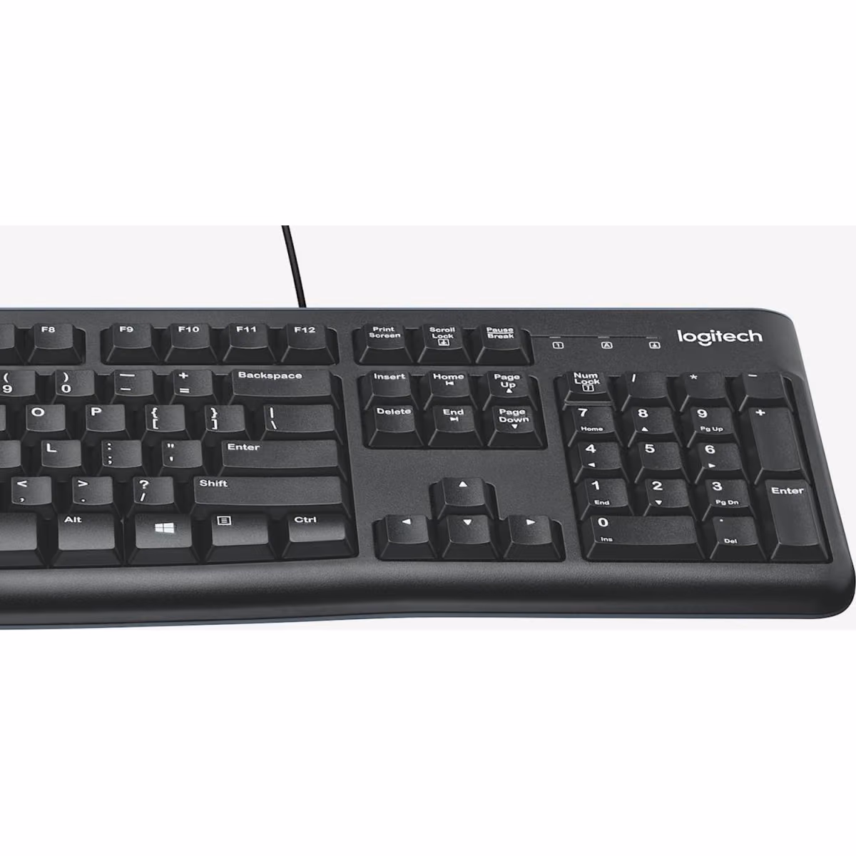 Logitech MK120 Wired Keyboard And Mouse Black English 920-002562 - Logitech MK120 Wired Keyboard And Mouse Black English 920-002562