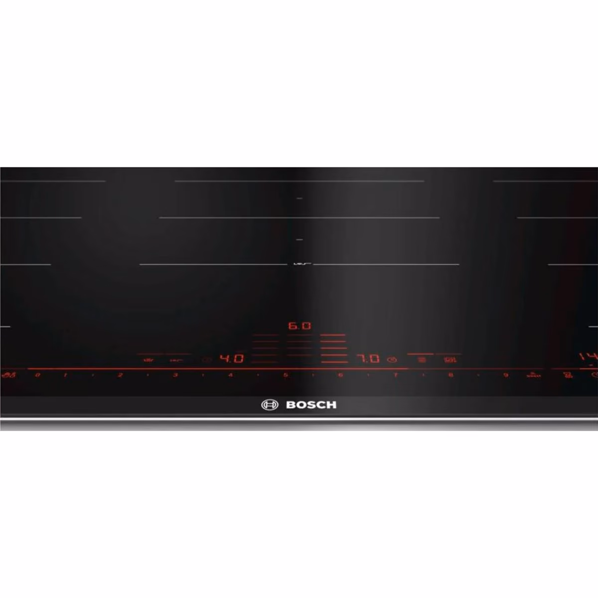Series 8, Built-In Induction Hob 90cm, Premium touch control, FlexInduction Zone, 5 Cooking Zones, 17 Power Levels, PerfectFry frying sensor, Made in Spain - Series 8, Built-In Induction Hob 90cm, Premium touch control, FlexInduction Zone, 5 Cooking Zones, 17 Power Levels, PerfectFry frying sensor, Made in Spain