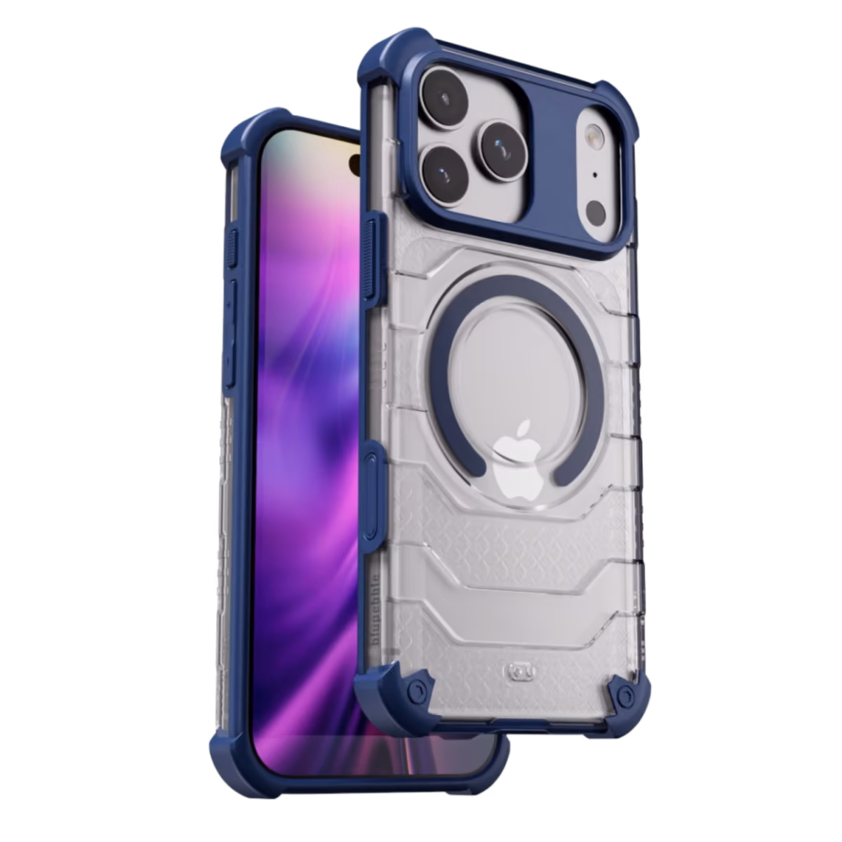 Blupebble ArmorCore Case With MagSafe For IPhone 17 Pro Blue BP IPARMC17PRO BL 1