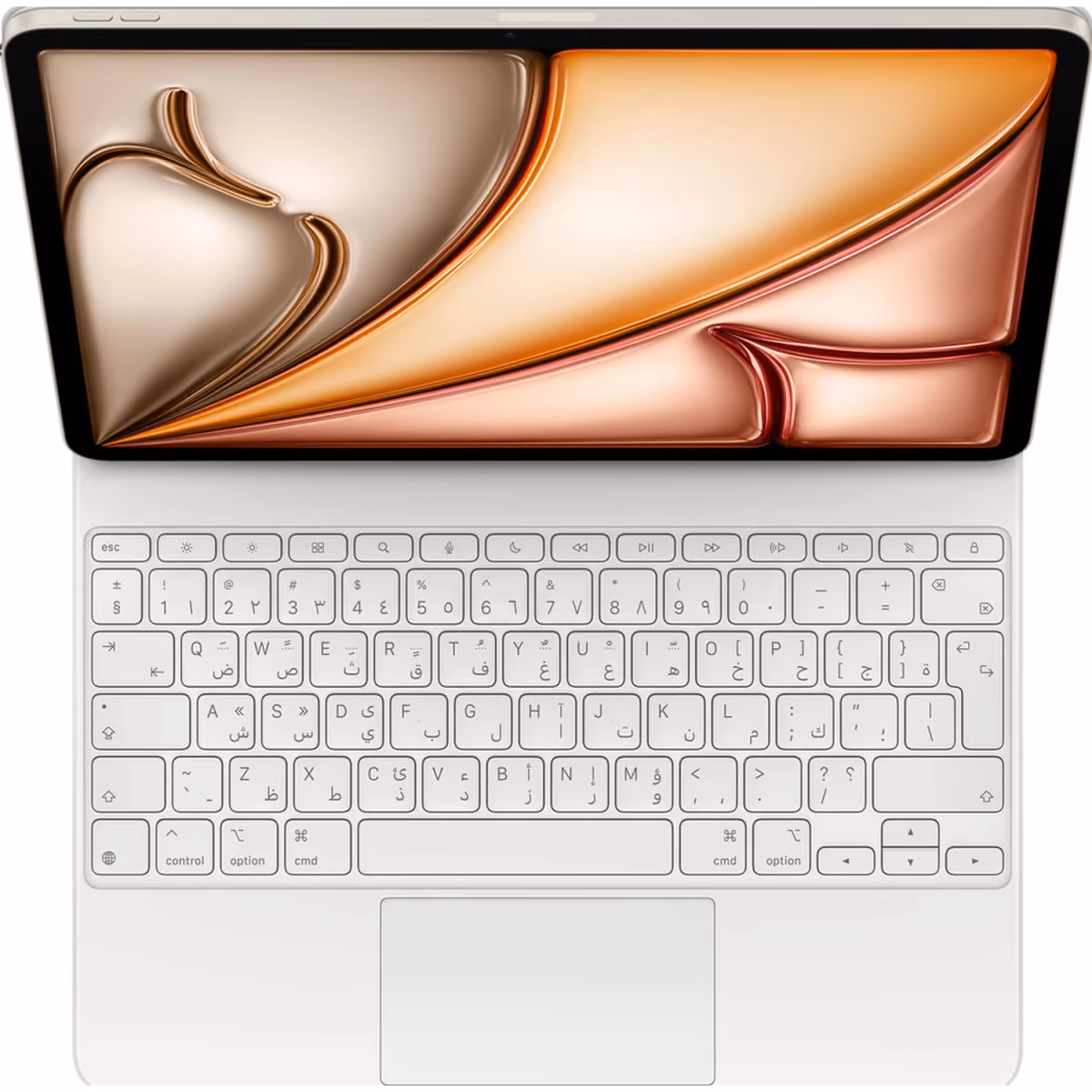 APPLE MAGIC KEYBOARD FOR IPAD AIR 13-INCH (M3) - ARABIC - WHITE - APPLE MAGIC KEYBOARD FOR IPAD AIR 13-INCH (M3) - ARABIC - WHITE