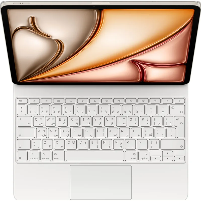 APPLE MAGIC KEYBOARD FOR IPAD AIR 13-INCH (M3) - ARABIC - WHITE
