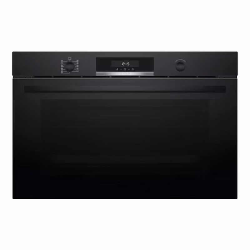 Series 6, Built-In Electric Oven 90cm, Pyrolytic Cleaning, Dual Convection Fan, 10 cooking modes, Black Color, Made in Italy