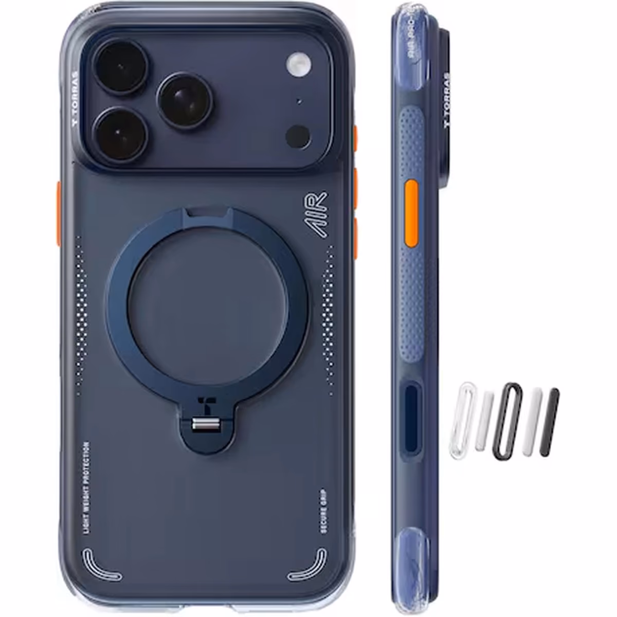 Torras Ostand Q3 Air 17 Pro Midnight Blue - Torras Ostand Q3 Air 17 Pro Midnight Blue