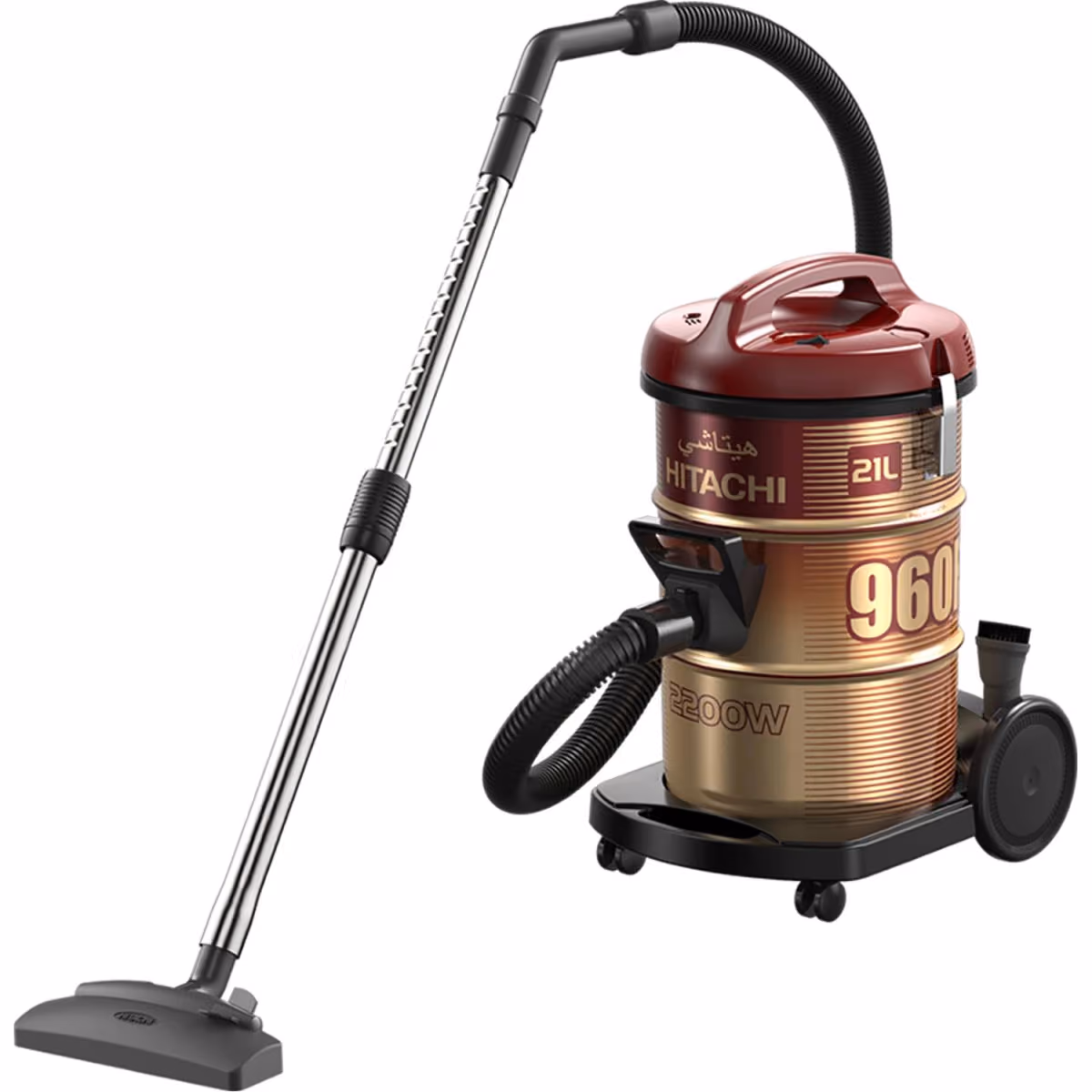 HITACHI DRUM VCL 2200 WATTS WINE RED - HITACHI DRUM VCL 2200 WATTS WINE RED