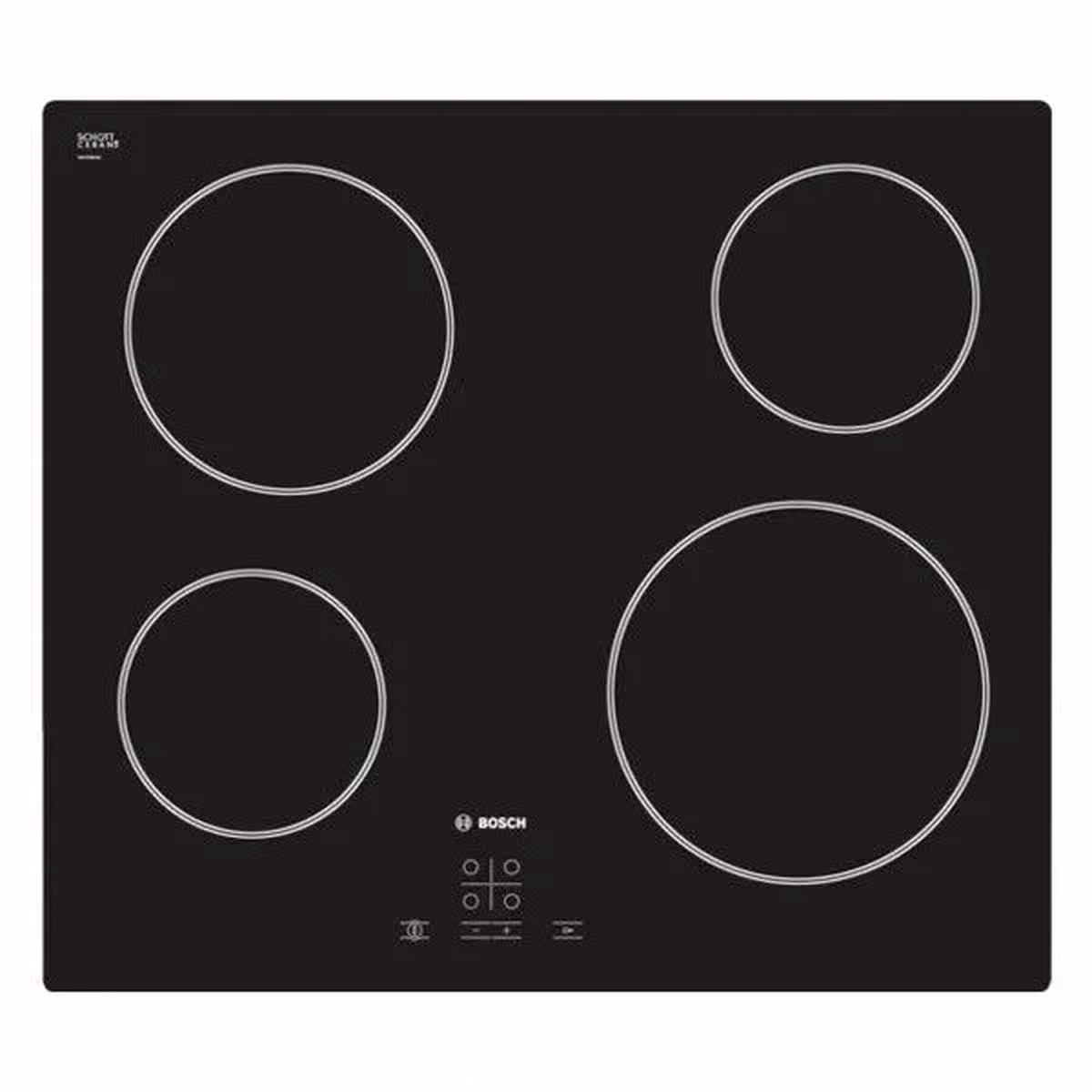 Series 4, Built-In Ceramic Hob 60cm, Touch Control, 4 Cooking Zone Frameless, 17 Power Level, Made in Germany - Series 4, Built-In Ceramic Hob 60cm, Touch Control, 4 Cooking Zone Frameless, 17 Power Level, Made in Germany