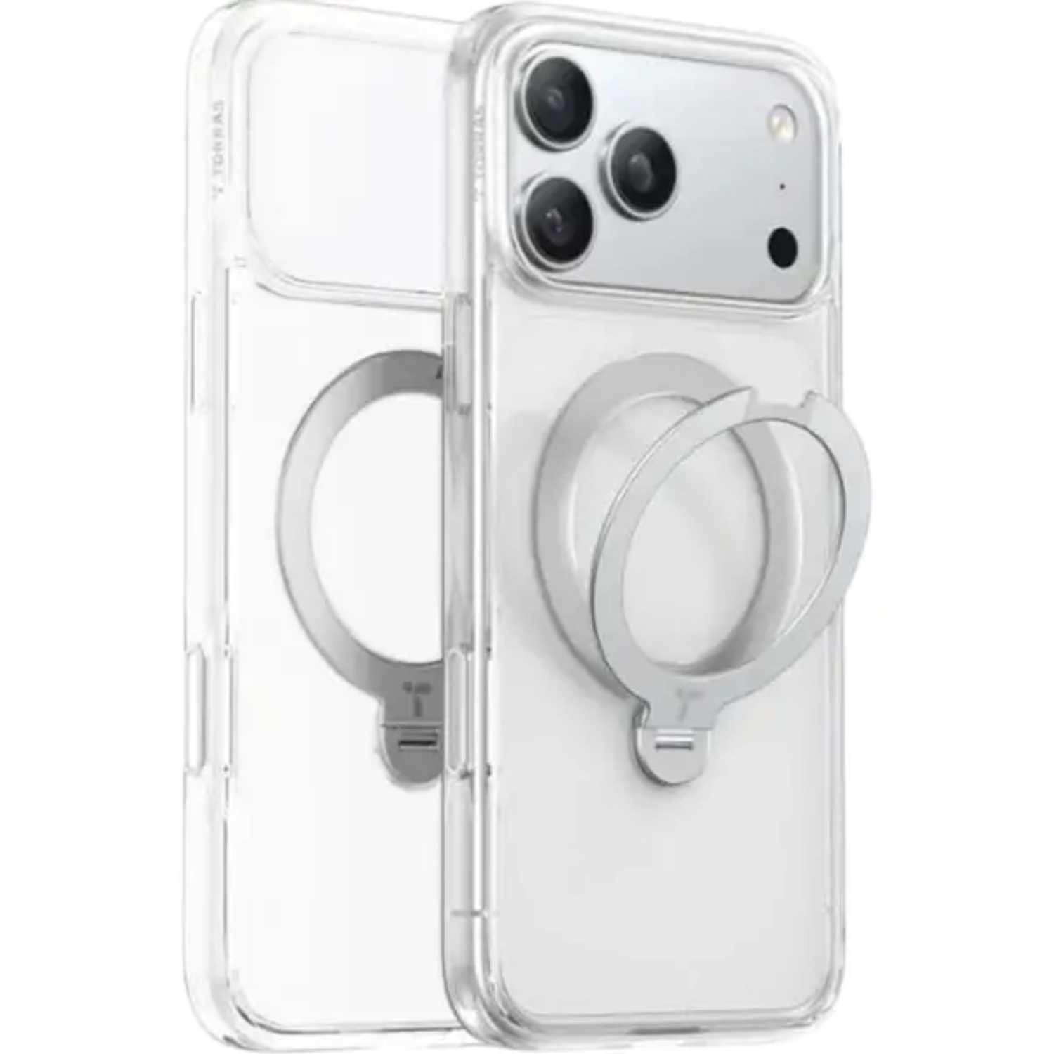 TORRAS Ostand Spin Series for iPhone 17 Pro Clear