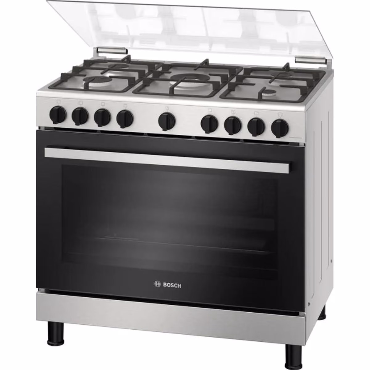 Series 2, Full Gas Cooker 90cm, Mechanical Timer, Stainless Steel, Made in Egypt - Series 2, Full Gas Cooker 90cm, Mechanical Timer, Stainless Steel, Made in Egypt