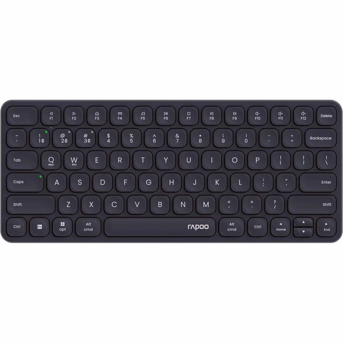 Rapoo E9050L Multi Mode Ultra Slim Wireless Keyboard AR Dark 13006 1