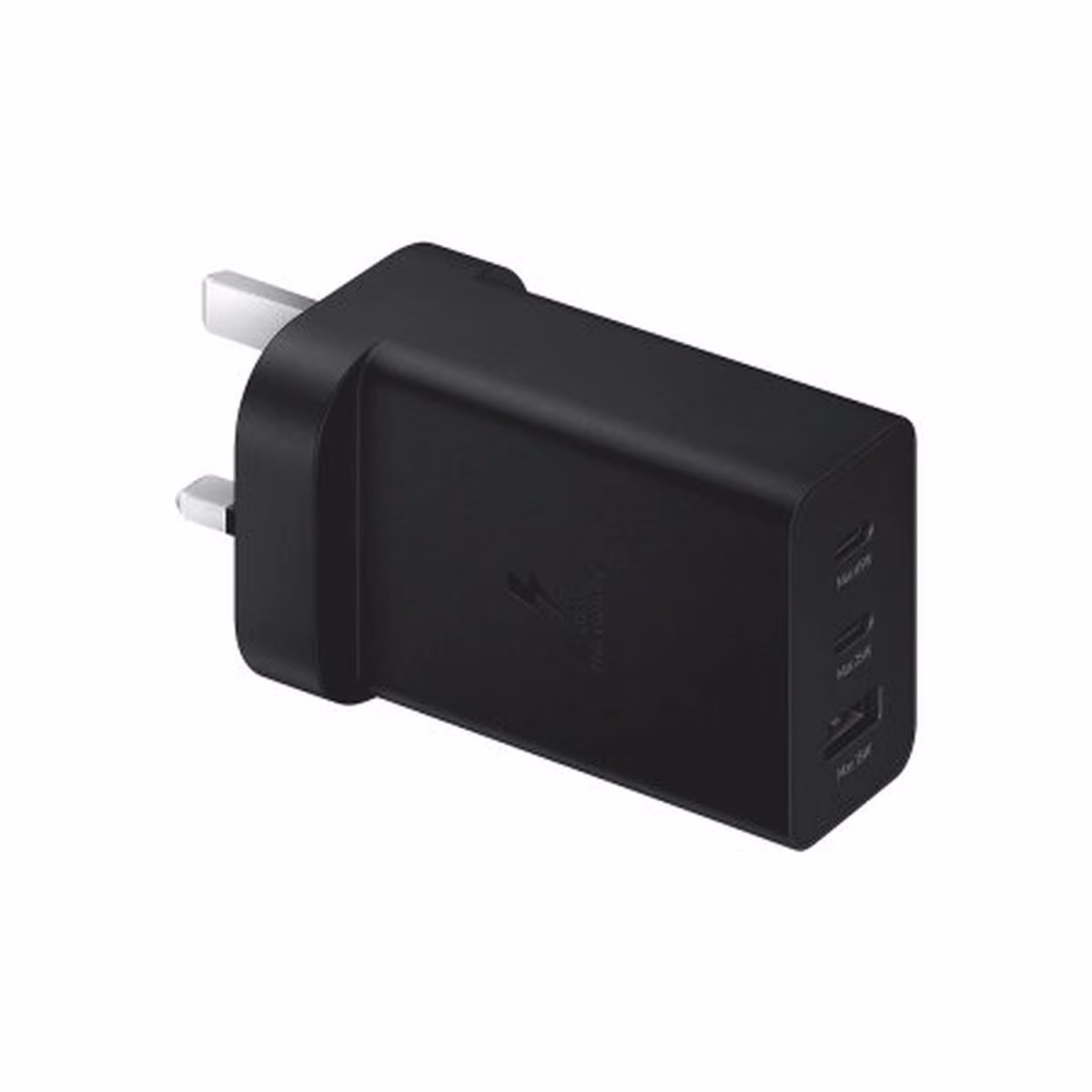 Samsung 65w Power Adapter Trio USB-C x2 , USB-A Port - Samsung 65w Power Adapter Trio USB-C x2 , USB-A Port
