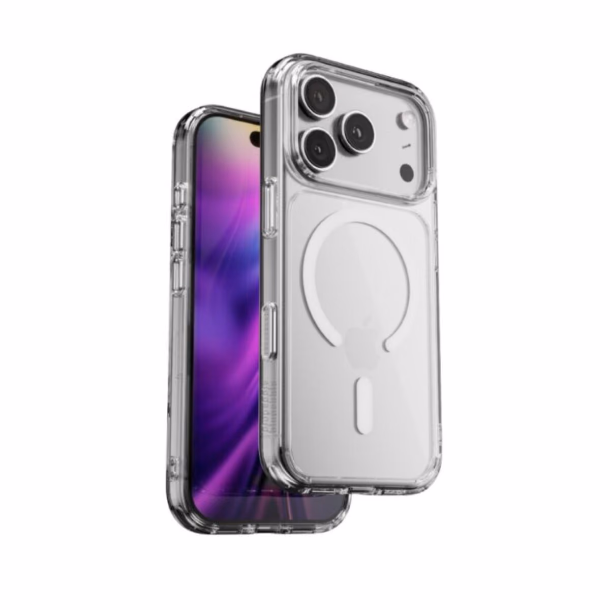 Blupebble Hybrid Mag Case With MagSafe For IPhone 17 Pro Clear BP IPHMCLR17PRO CL 1