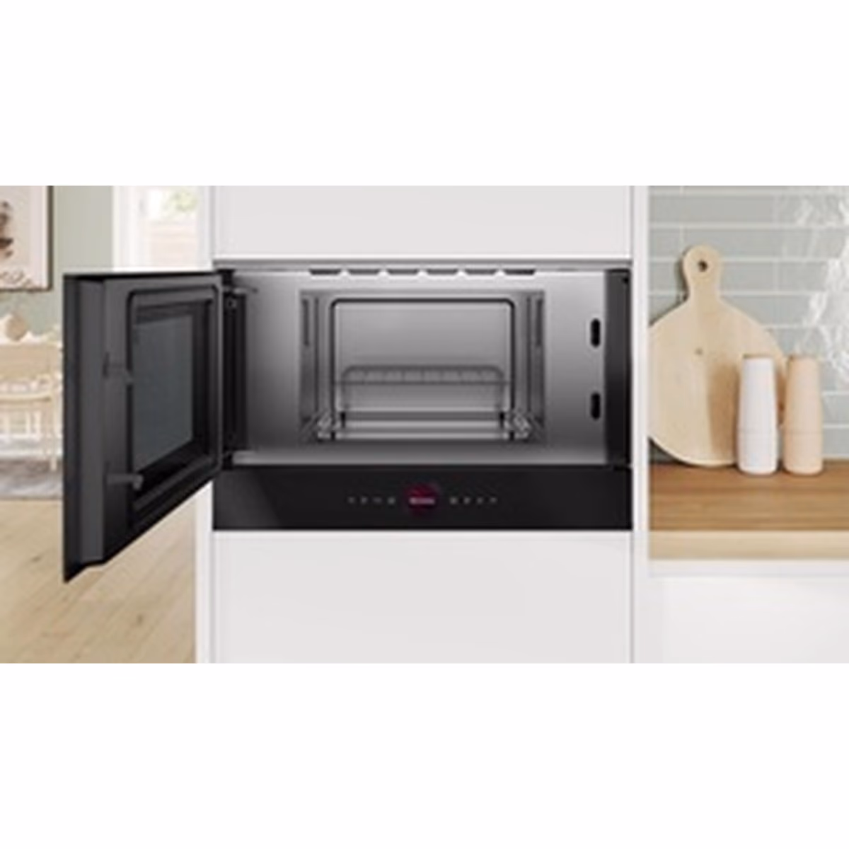 Series 8, Built-In Microwave with Grill 60cm, 5 Power Levels, Hydrolytic Cleaning, 10 Auto Programmes, Black Color, Made in United Kingdom - Series 8, Built-In Microwave with Grill 60cm, 5 Power Levels, Hydrolytic Cleaning, 10 Auto Programmes, Black Color, Made in United Kingdom