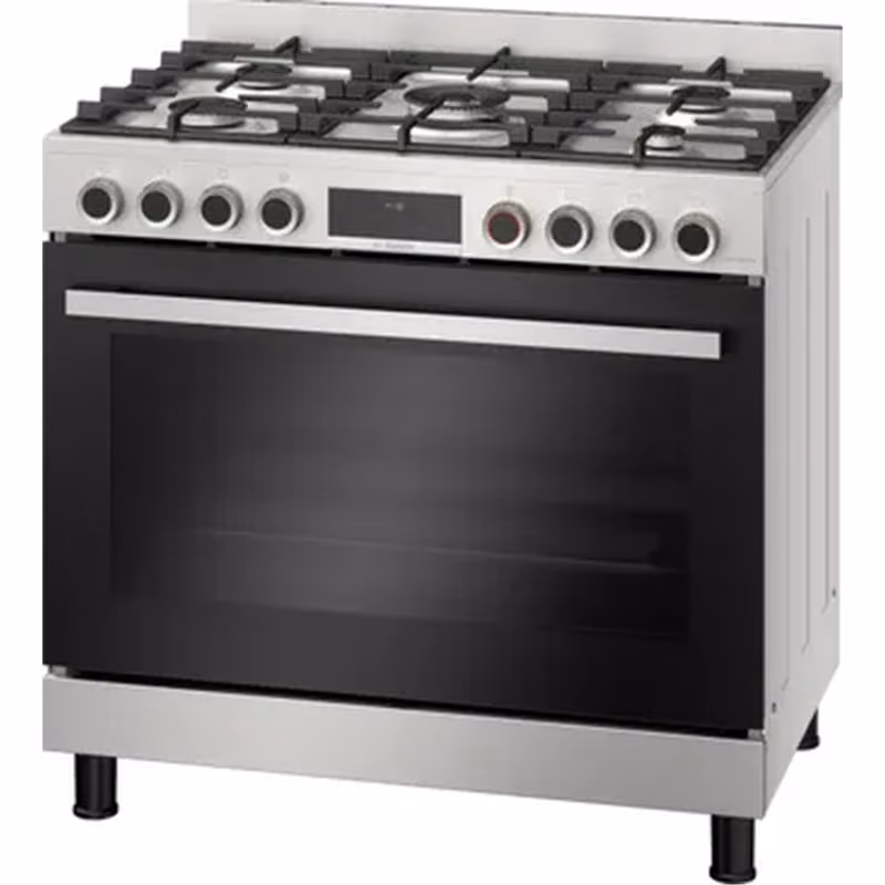 Series 8, Full Gas Hybrid Cooker 90cm, Digital Timer, Rotessirie, Stainless Steel, Made in Egypt