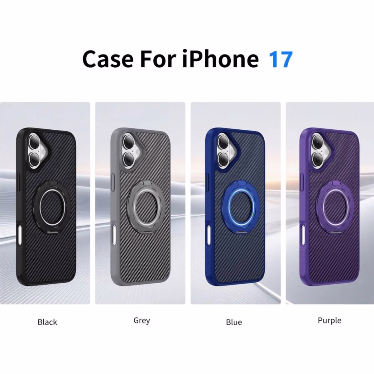 Prostyle PSMS17CF Carbon Fiber MagSafe Case For iPhone 17 Assorted - Prostyle PSMS17CF Carbon Fiber MagSafe Case For iPhone 17 Assorted