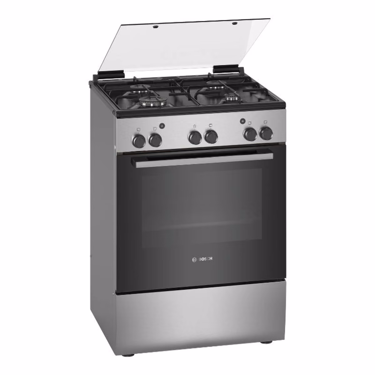 Series 2, Full Gas Cooker 60cm, Mechanical Timer, Stainless Steel, Made in Turkey - Series 2, Full Gas Cooker 60cm, Mechanical Timer, Stainless Steel, Made in Turkey