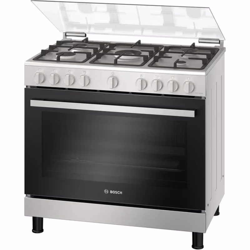 Series 2, Full Gas Cooker 90cm, Mechanical Timer, With Rotisserie, Stainless Steel, Made in Egypt