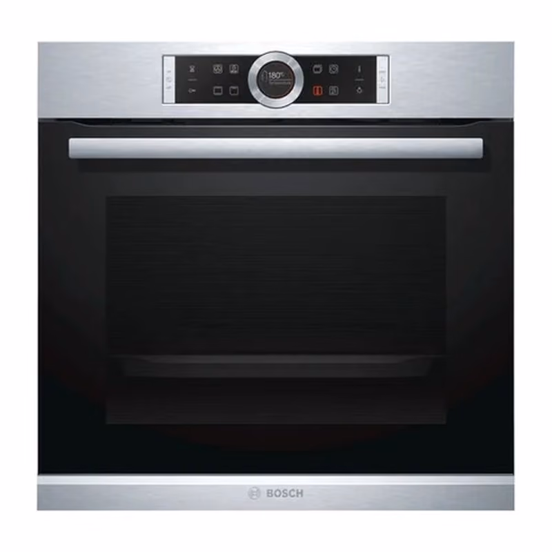 Series 8, Built-In Electric Oven 60cm, 8 Cooking Function, EcoClean Direct program, Stainless Steel, Made in Germany