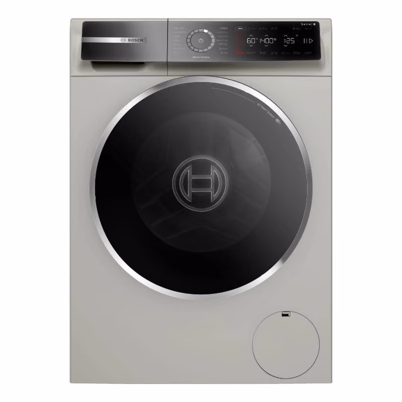 Series 8, Front Load Washer, 9KG 1400 RPM, Graphite Color, Home Connect, 52DB, Made in Germany