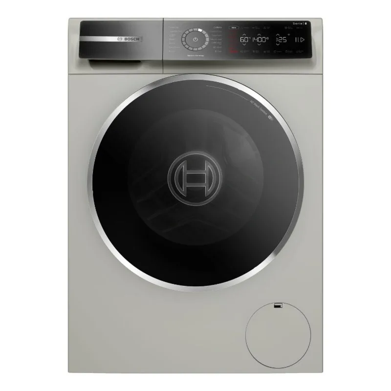 Series 8, Front Load Washer, 9KG 1400 RPM, Graphite Color, Home Connect, 52DB, Made in Germany