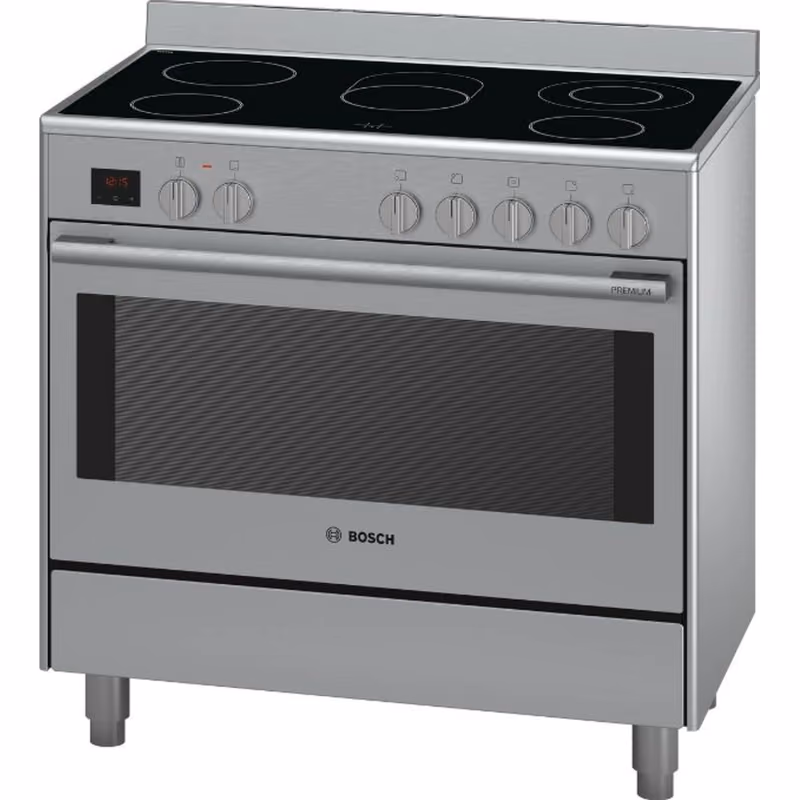 Series 8, Full Electric Cooker 90cm, 8 cooking Function, With Rotisserie, Stainless Steel, Made in Italy