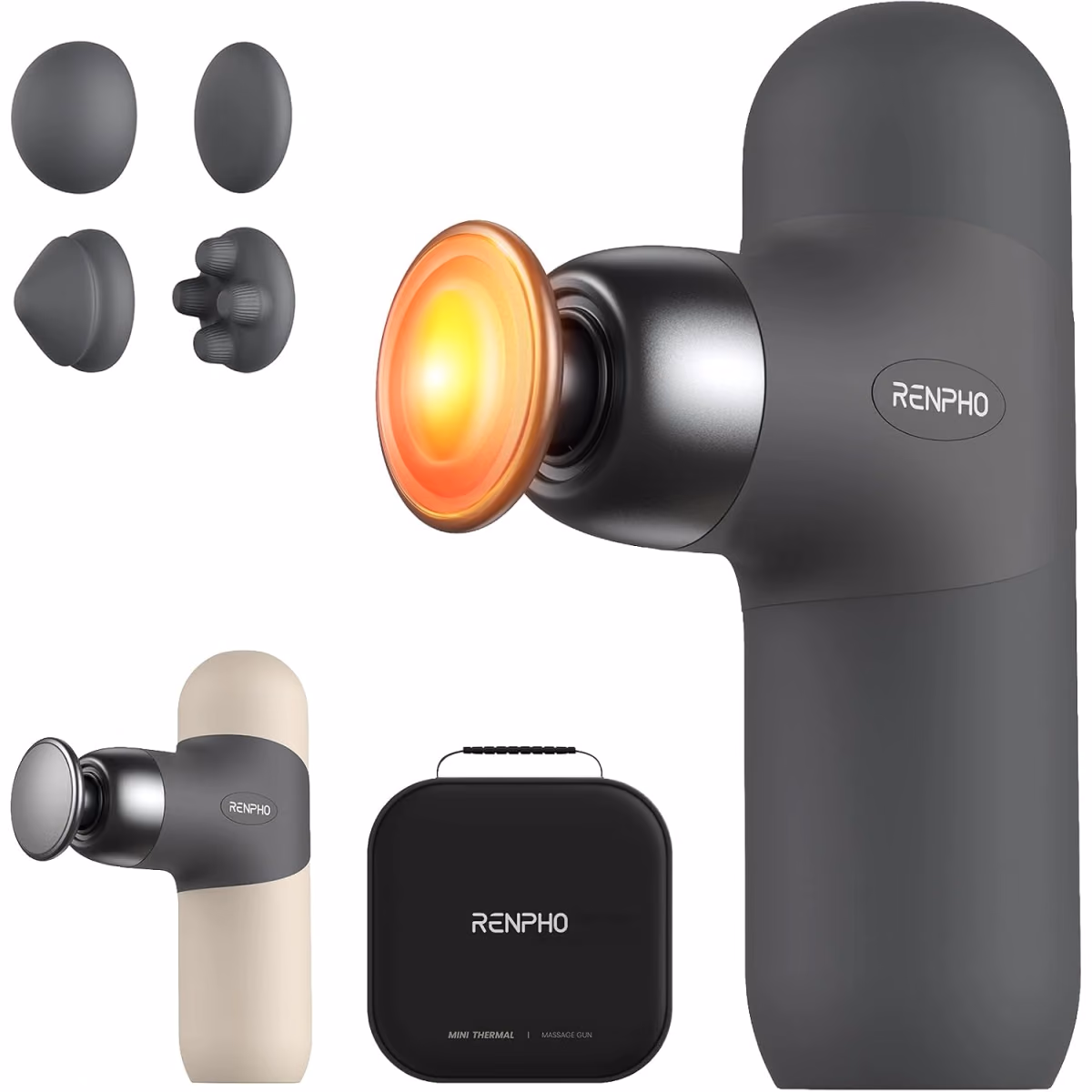 RENPHO Mini Thermal Massage Gun with Heat - RENPHO Mini Thermal Massage Gun with Heat