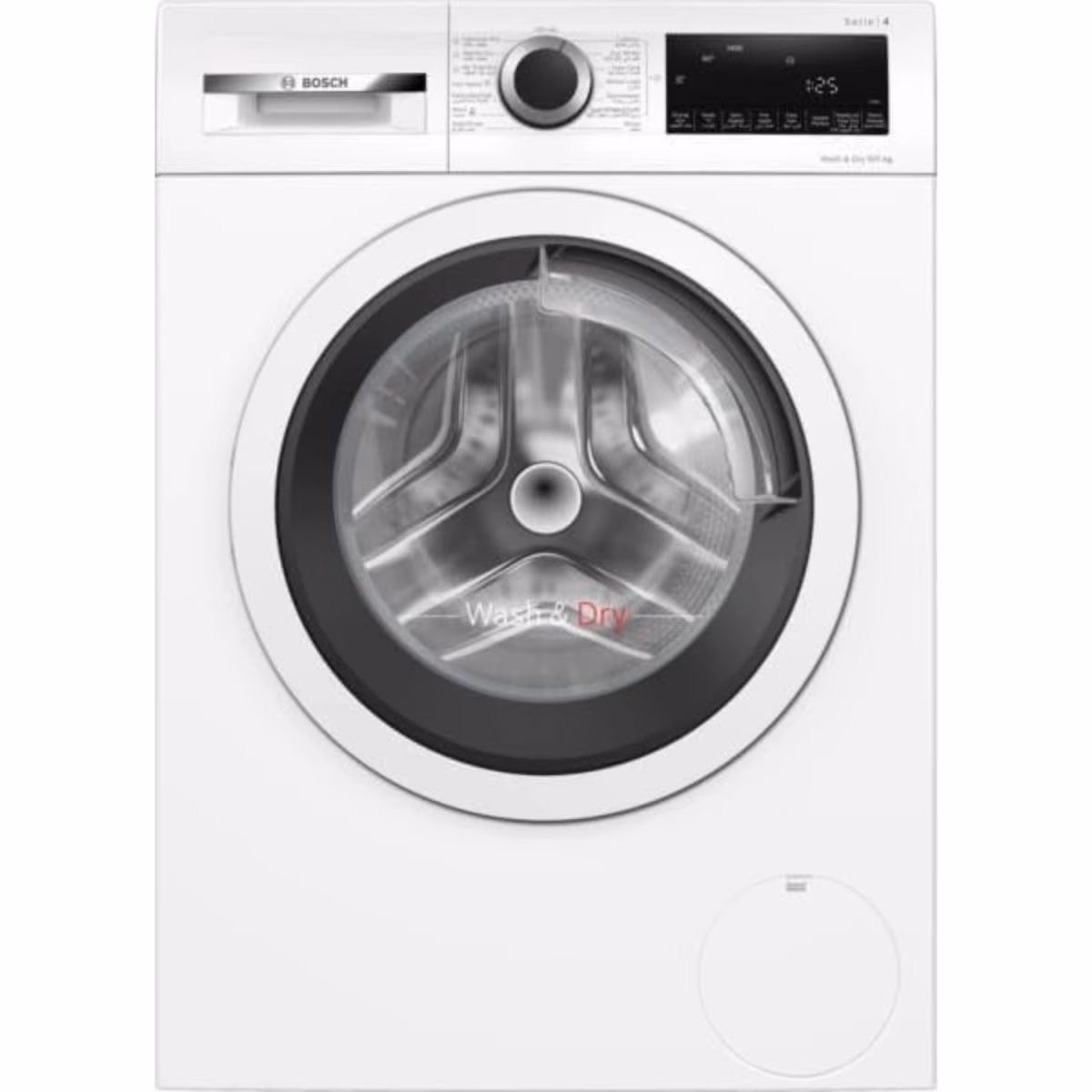 Series 4, Front Load Washer Dryer, 9 5KG, 1400RPM, White Color, 49DB, Made in China - Series 4, Front Load Washer Dryer, 9 5KG, 1400RPM, White Color, 49DB, Made in China