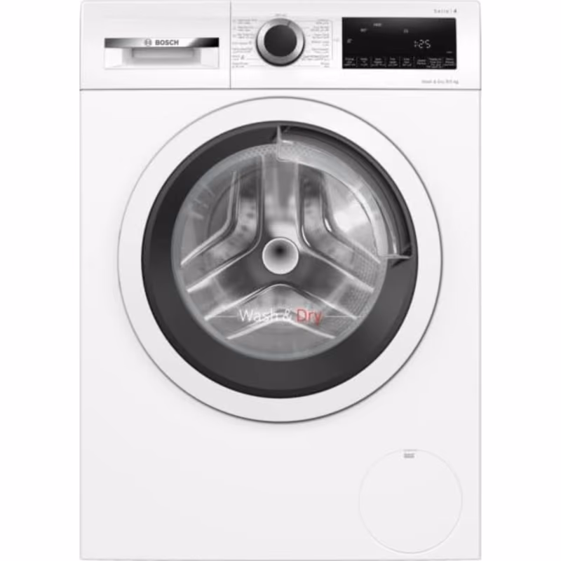 Series 4, Front Load Washer Dryer, 9 5KG, 1400RPM, White Color, 49DB, Made in China