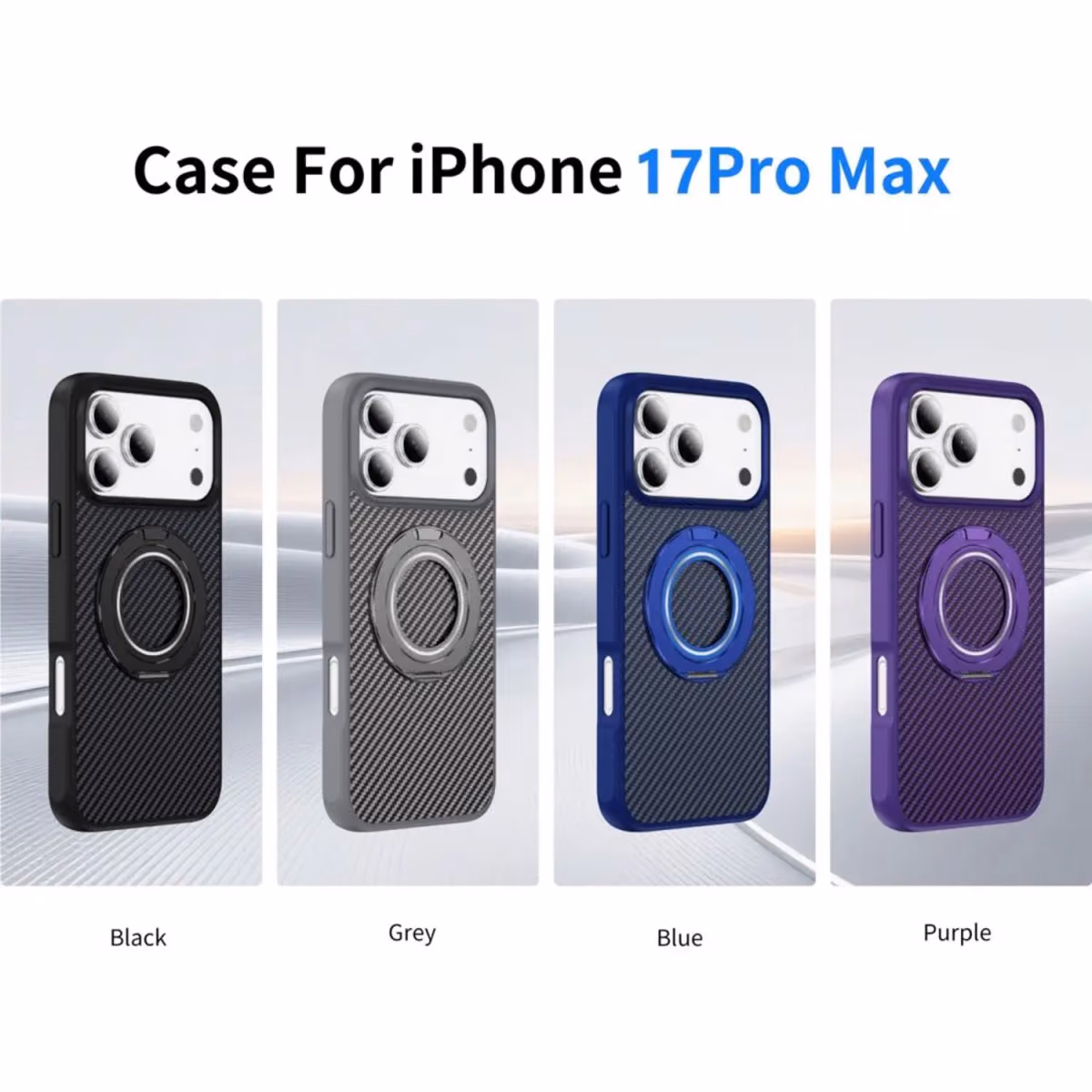 Prostyle PSMS17 Pro Max CF Carbon Fiber MagSafe Case For IPhone 17 Pro MaxAssorted 1