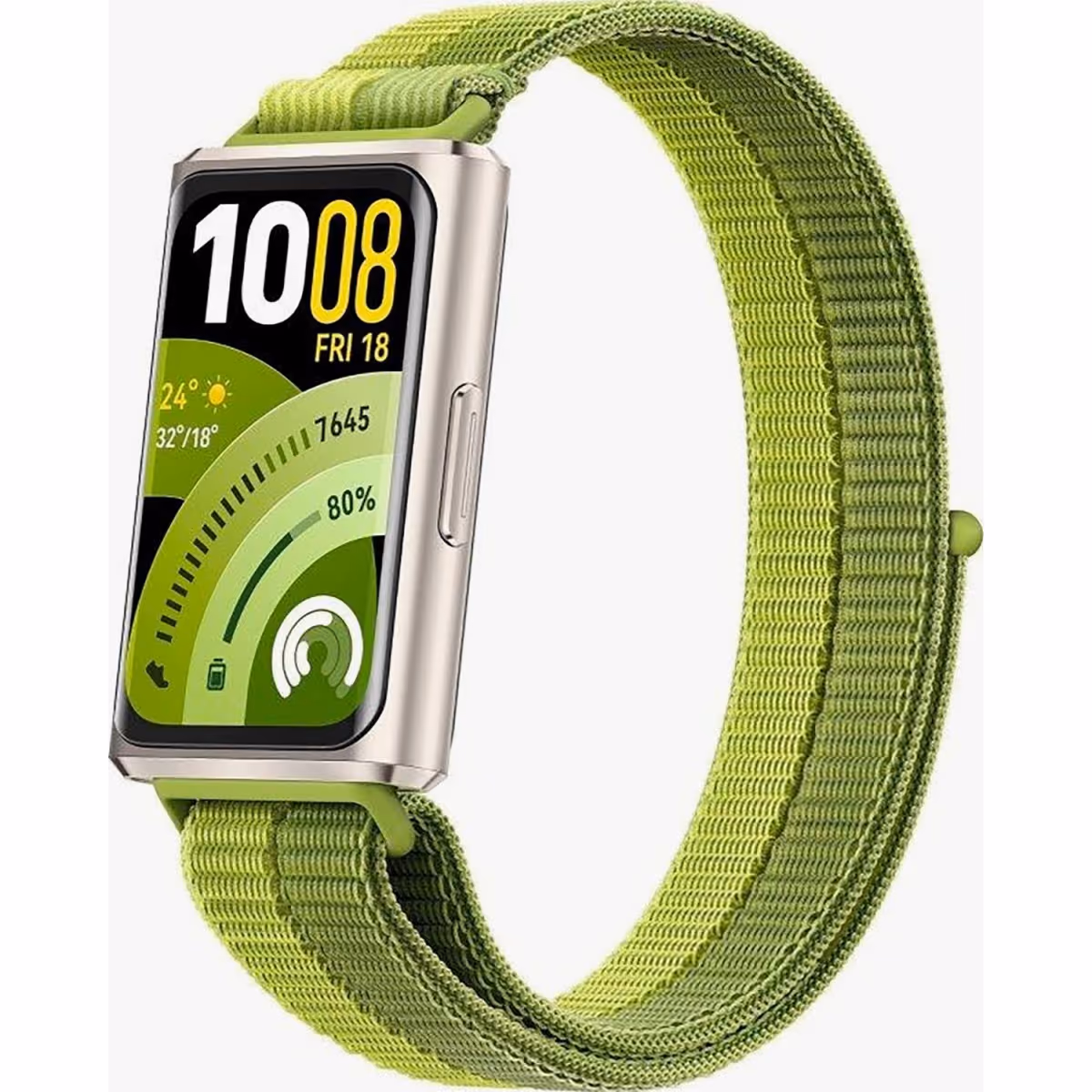 Hauwei Band11 Pro with Green Nylon Strap - Hauwei Band11 Pro with Green Nylon Strap
