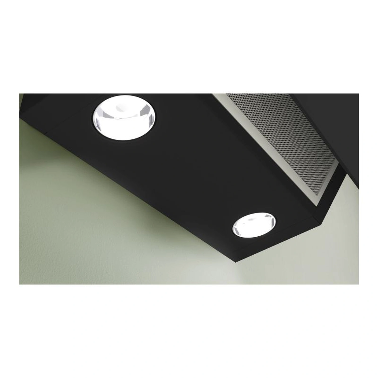 Series 2, Inclined Chimney Hood 60cm, 69DB, 3 Speed, 227m³ h-Recirculation 400m³ h-Ducted, Black, Made in Turkey