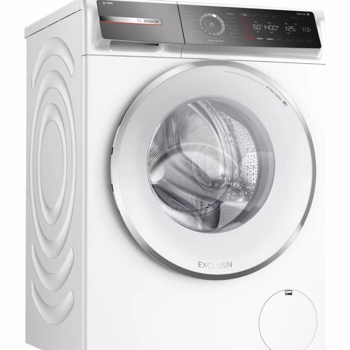 Series 8, Front Load Washer, 9KG 1400 RPM, White Color, Home Connect, 52DB, IDOS, Made in Germany - Series 8, Front Load Washer, 9KG 1400 RPM, White Color, Home Connect, 52DB, IDOS, Made in Germany