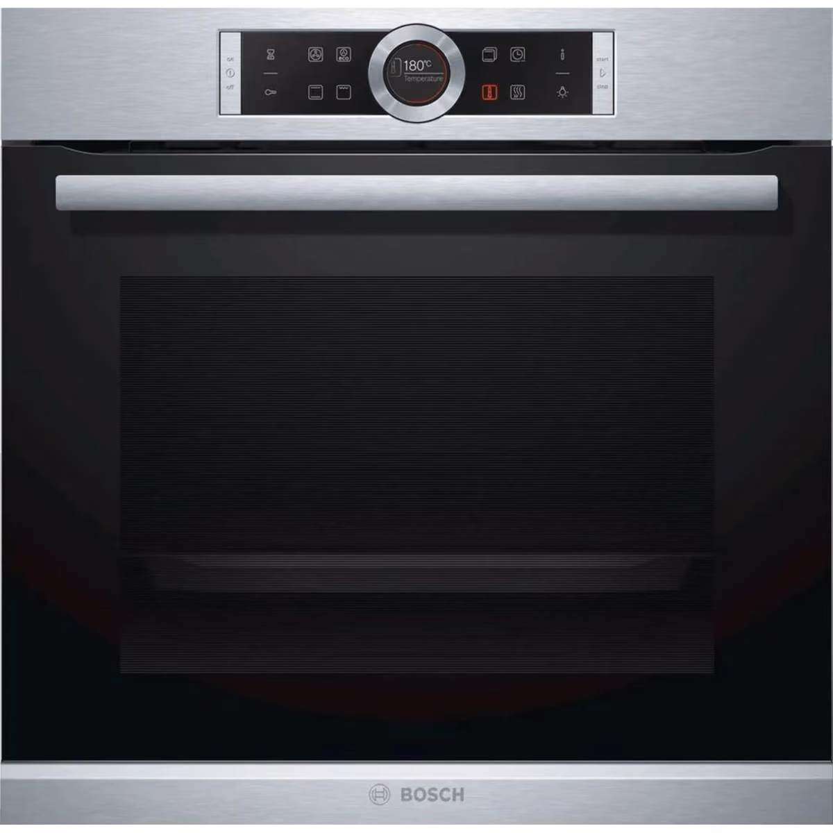 Series 8, Built-In Electric Oven 60cm, 14 Cooking Function, EcoClean Direct program+Hydrolytic, TFT touch display, Home Connect, Black Color, Made in Germany - Series 8, Built-In Electric Oven 60cm, 14 Cooking Function, EcoClean Direct program+Hydrolytic, TFT touch display, Home Connect, Black Color, Made in Germany
