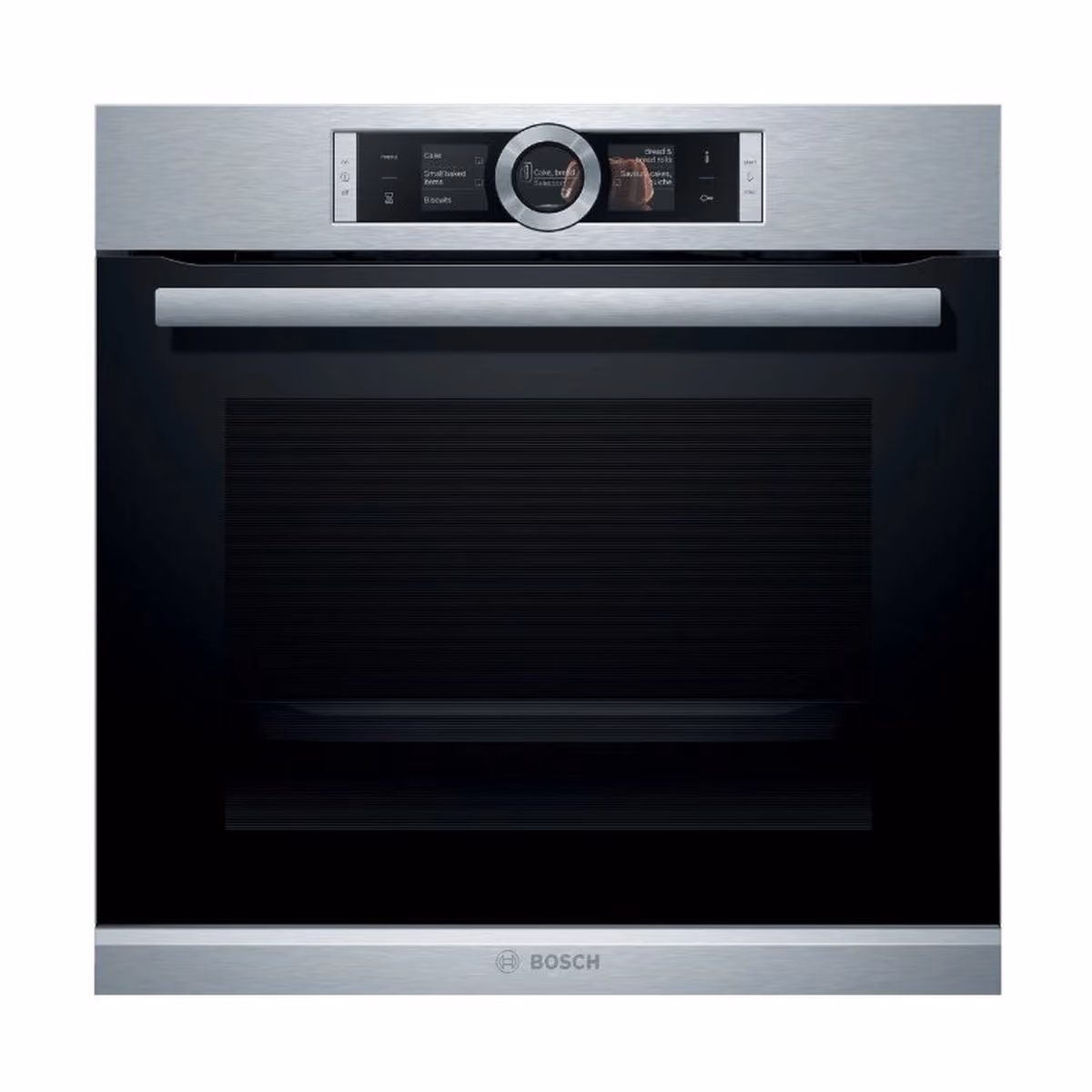 Series 8, Built-In Electric Oven 60cm, 13 Cooking Function, EcoClean Direct program, Stainless Steel, Made in Germany - Series 8, Built-In Electric Oven 60cm, 13 Cooking Function, EcoClean Direct program, Stainless Steel, Made in Germany