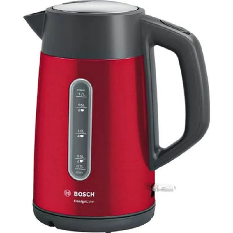 BOSCH Kettle, DesignLine, 1.7 l, Red