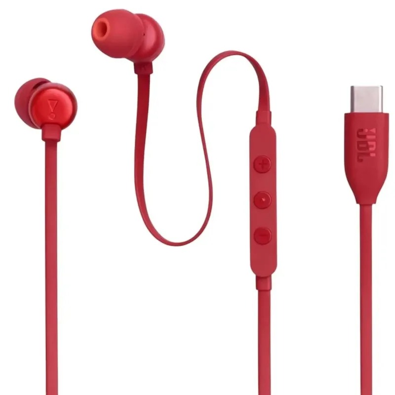 JBL TUNE 310-C USB-C HEADPHONES RED