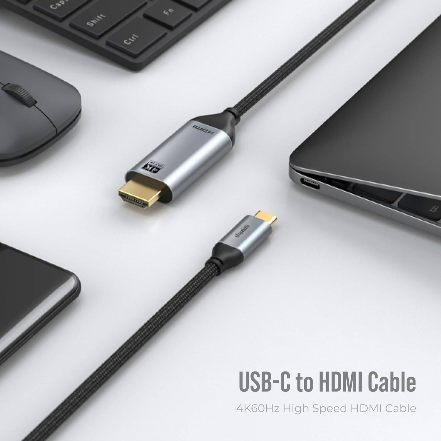 Blupebble USB-C to HDMI Cable 1.8 meter