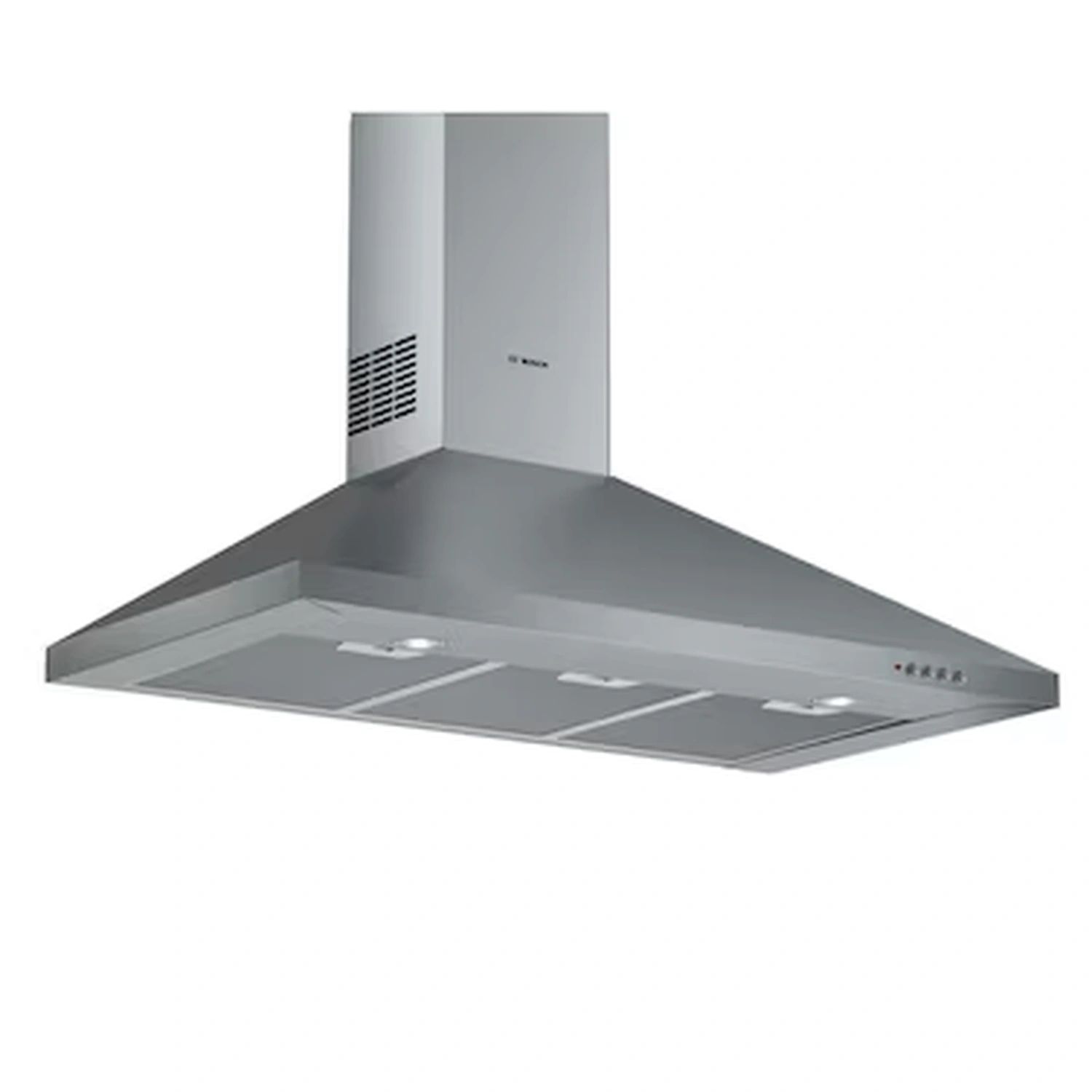 Series 2, Chimney Hood 90cm, 64DB, 3 Speed, 235m³ h-Recirculation 380m³ h-Ducted, Stainless Steel, Made in Turkey