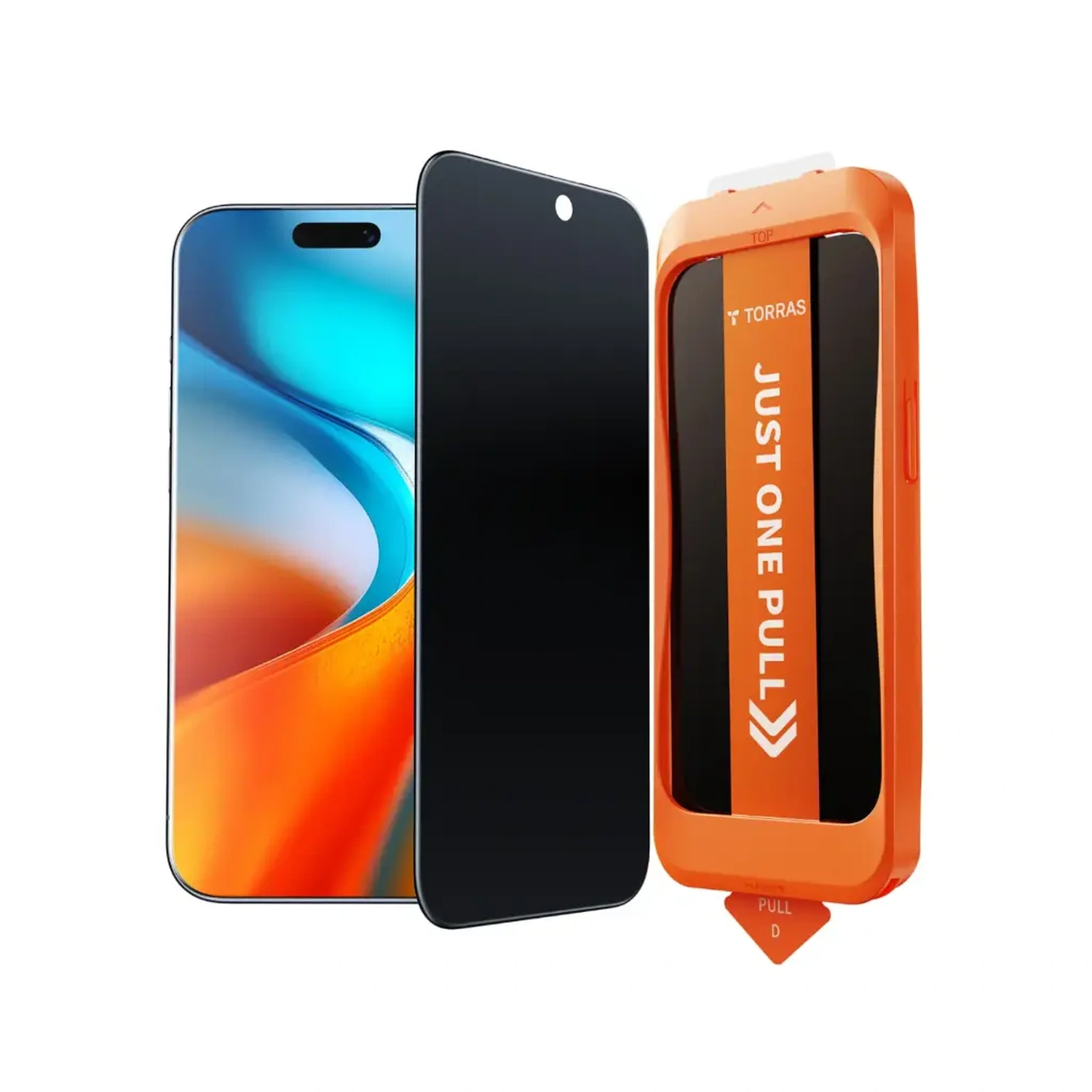 TORRAS Screen Protector for iPhone 17 Ultra 69 inch 9H Aerospace Tempered Glass One Step Installation Mil Grade Shatterproof Full Coverage Bubble Free Top Notch Protection Clear