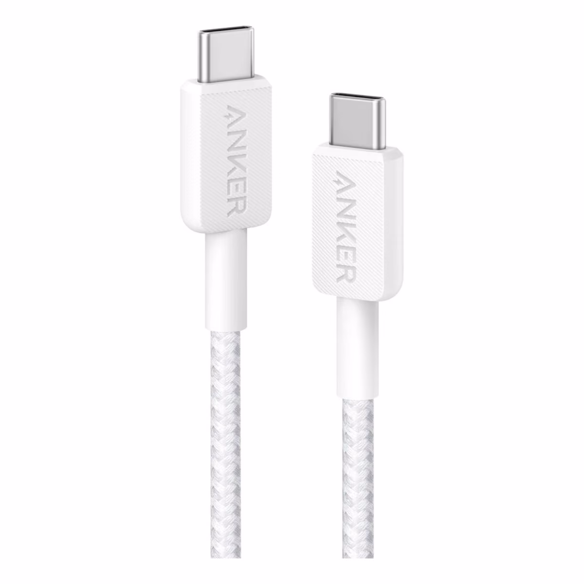 Anker 322 USB C To C Braided 3ft White A81F5H21 1