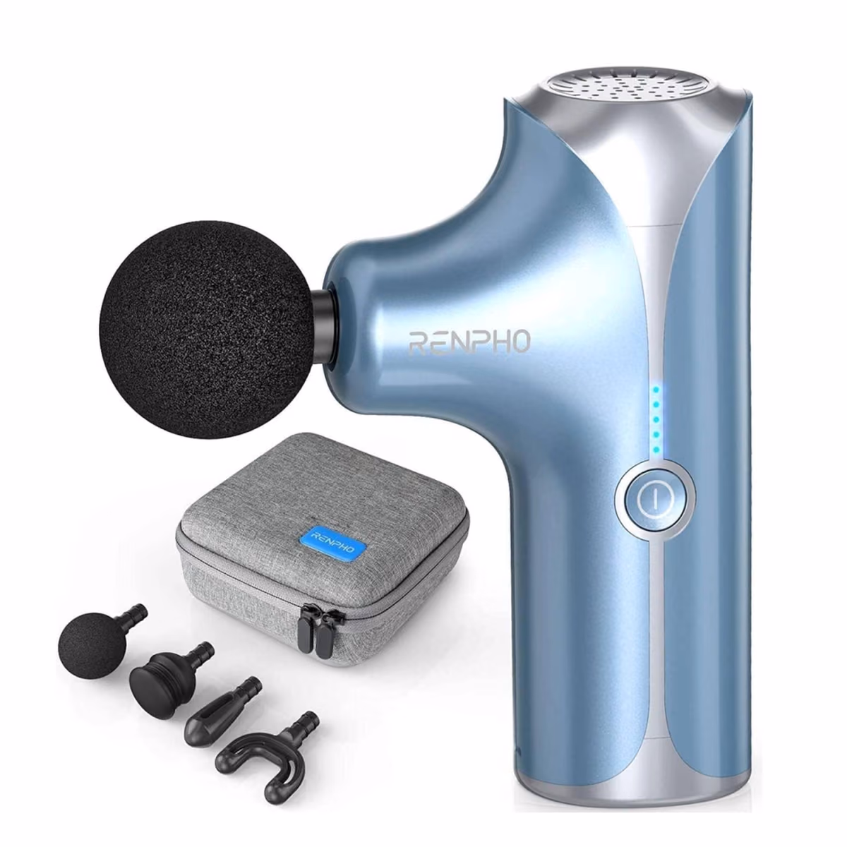 RENPHO Ultra-Small Portable Massage Gun (Blue) - RENPHO Ultra-Small Portable Massage Gun (Blue)