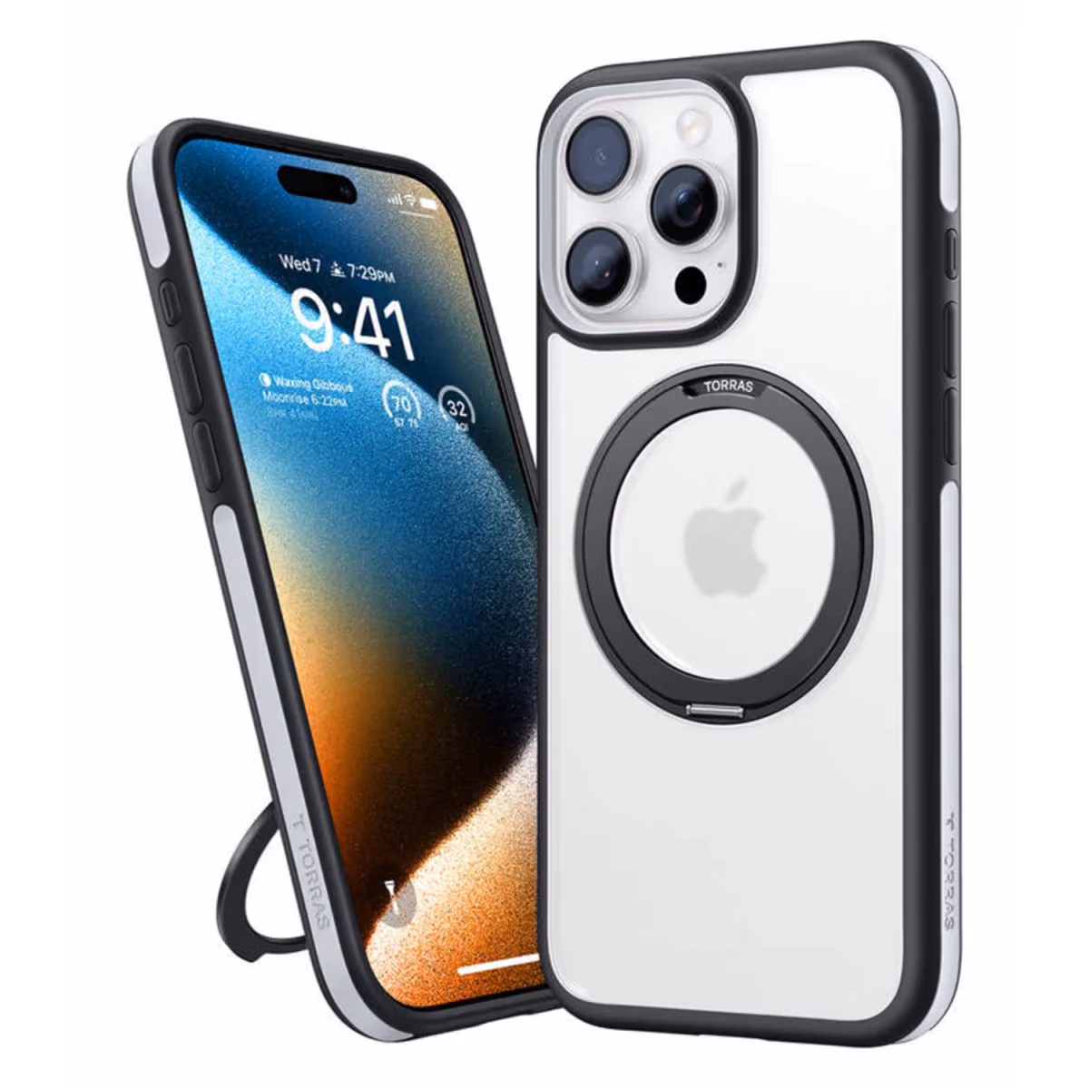 TORRAS OSTAND R FUSION SERIES (X00FX1441) CASE FOR 6.9 IPHONE 16 PRO MAX BLACK 2