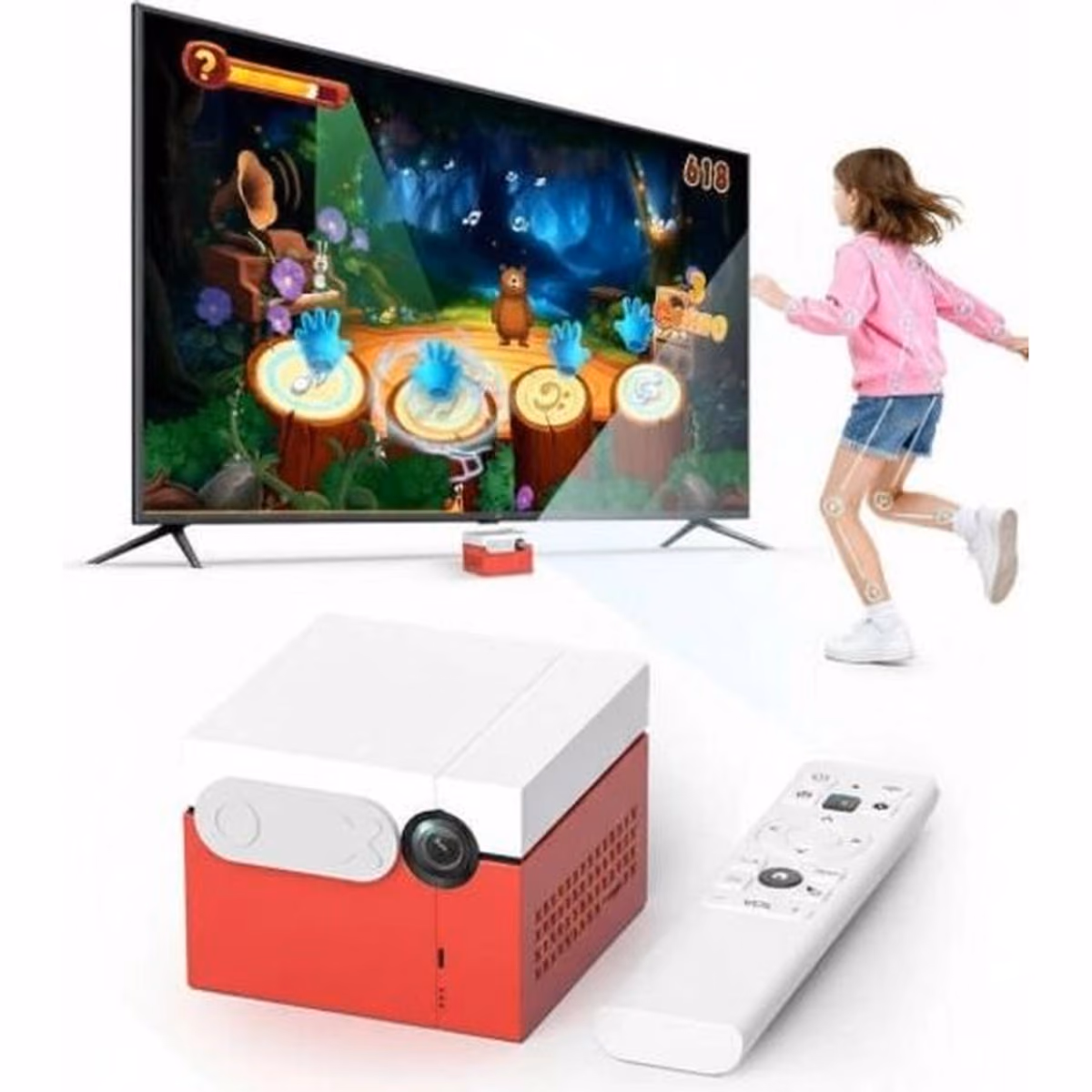 Kinhank MotionX active game console - Red - Kinhank MotionX active game console - Red
