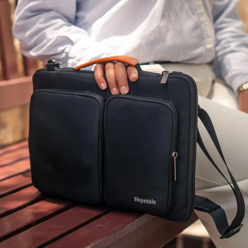 Blupebble Urban 16 Inch Laptop Bag Black BP URBAN16 BK 2
